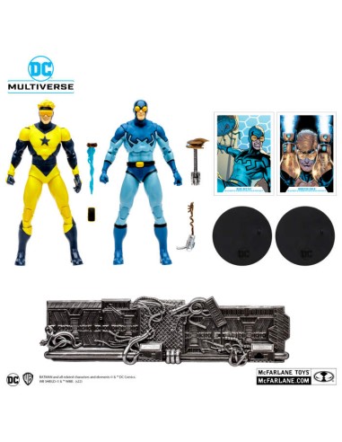 MCFARLANE DC BLUE BEETLE & BOOSTER...