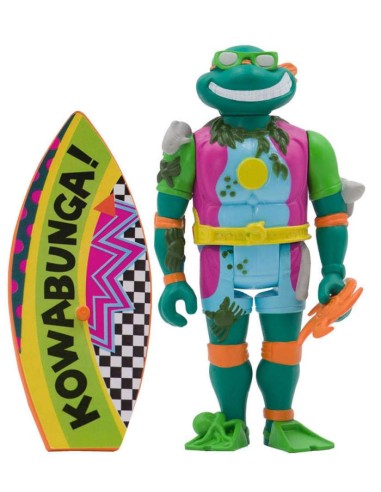 SUPER 7 REACTION TMNT NINJA TURTLES...