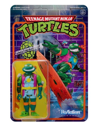 SUPER 7 REACTION TMNT NINJA TURTLES...