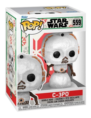 FUNKO POP STAR WARS HOLIDAY SNOWMAN C...