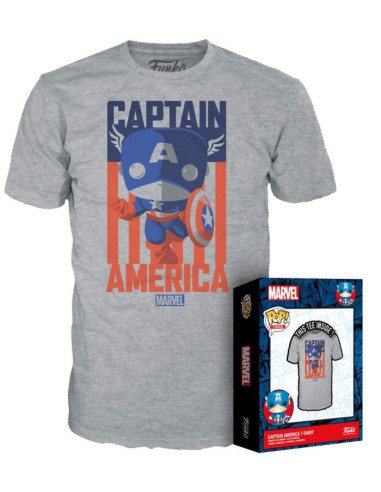 FUNKO POP TEES MARVEL CAPTAIN AMERICA...
