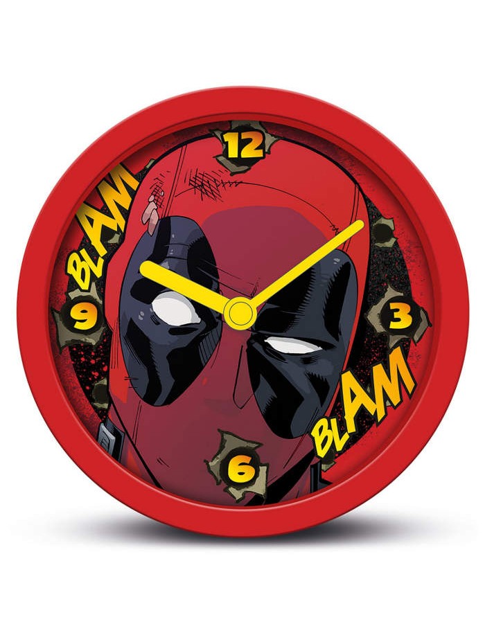 PYRAMID MARVEL - DEADPOOL DESK CLOCK - OROLOGIO DA SCIVANIA NUOVO