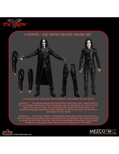 MEZCO MOVIES THE CROW ERIC DRAVEN 5...