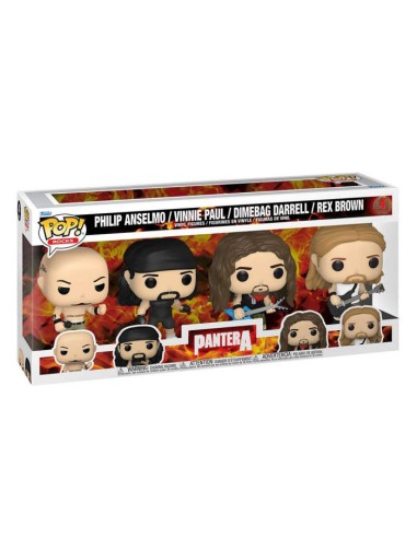 FUNKO POP MUSIC ROCKS PANTERA 4 PACK...