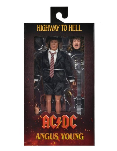 NECA ROCKS AC/DC ANGUS YUONG CLOTHED...