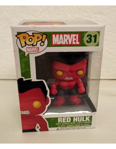 FUNKO BOBBLE HEAD POP MARVEL RED HULK...