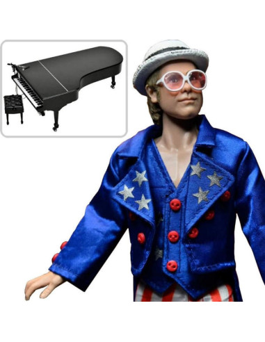 NECA ROCKS ELTON JOHN 1976 CLOTHED...