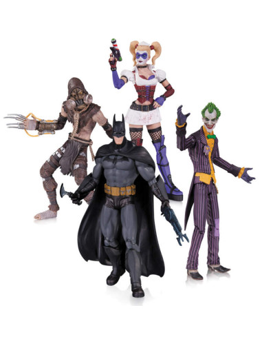 DC COLLECTIBLES ARKHAM ASYLUM 4 PACK...