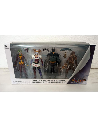 DC COLLECTIBLES ARKHAM ASYLUM 4 PACK...