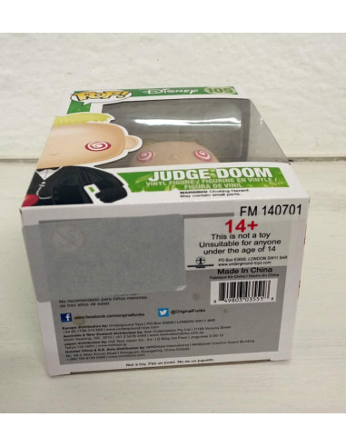 FUNKO POP MOVIES ROGER RABBIT - JUDGE...