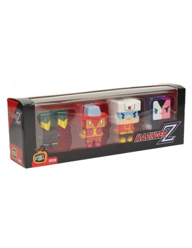 SD TOYS MAZINGER Z PIXEL MAZINGA SET...