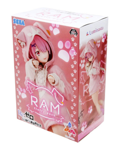 SEGA PVC STATUE LUMINASTA RE ZERO RAM...
