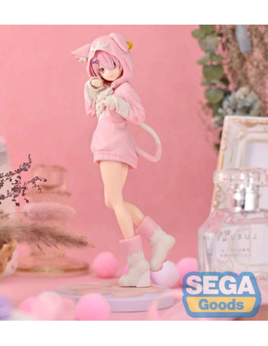SEGA PVC STATUE LUMINASTA RE ZERO RAM...