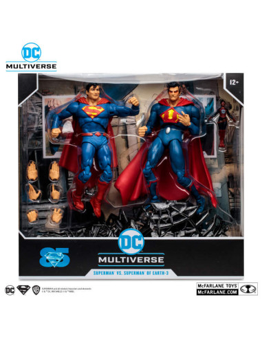 MCFARLANE DC SUPERMAN VS SUPERMAN...