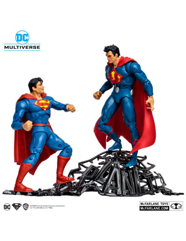 MCFARLANE DC SUPERMAN VS SUPERMAN...