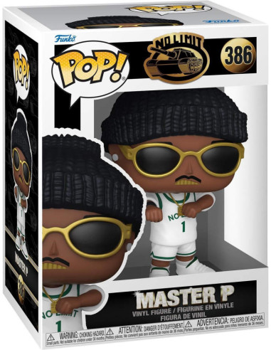 FUNKO POP ROCKS MASTER P 386 VINYL...