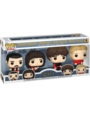 FUNKO POP MUSIC ROCKS QUEEN 4 PACK...