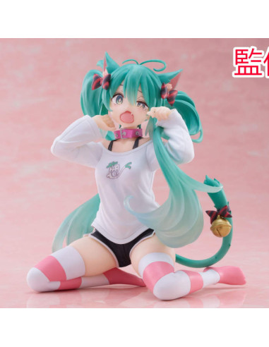 TAITO PVC STATUE HATSUNE MIKU CAT EAR...