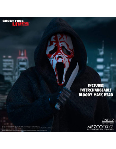MEZCO ONE 12: COLLECTIVE GHOST FACE...