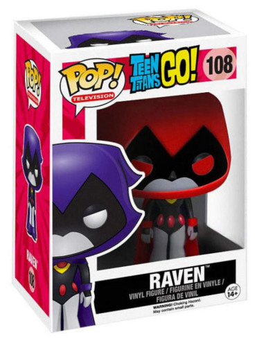 FUNKO POP DC TEEN TITANS GO RAVEN RED...