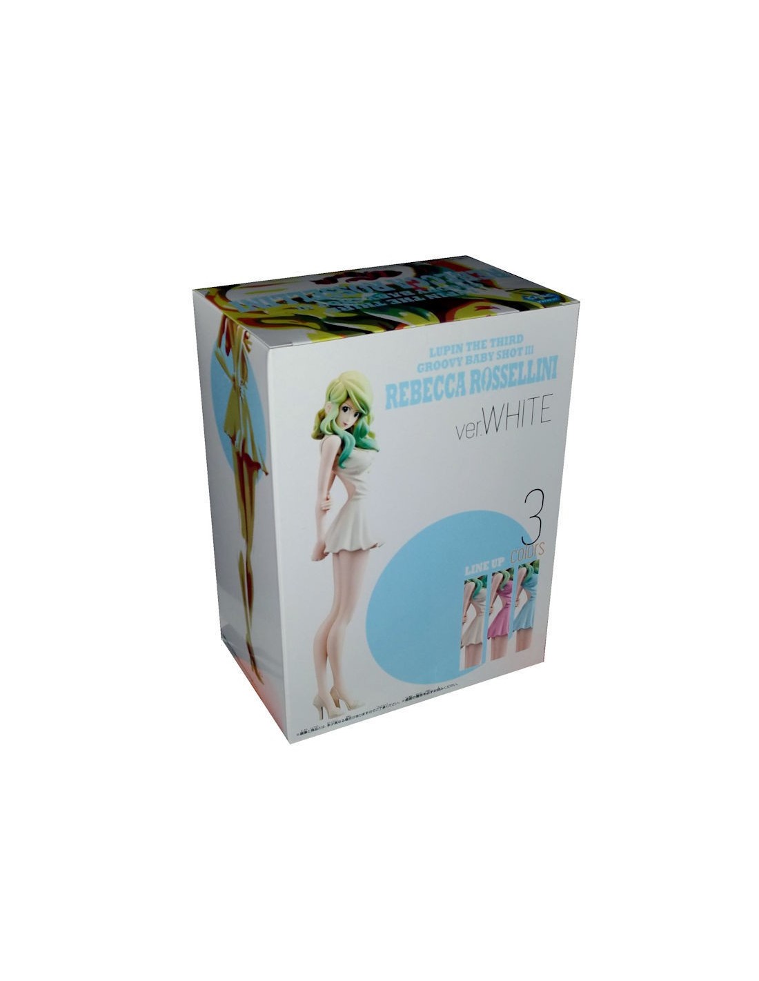 Banpresto Lupin III Groovy Baby Shot 3 Rebecca Rossellini Pink Dress