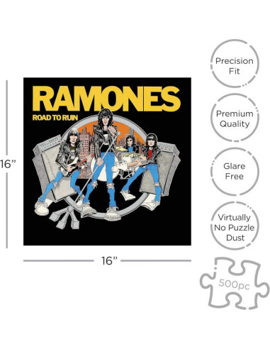 ROCK SAWS 500 PIECE PUZZLE - RAMONES...