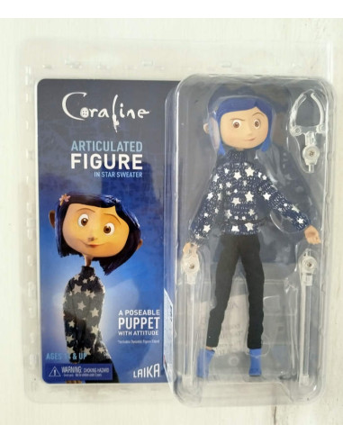 NECA CORALINE ACTION DOLL FIGURE IN...