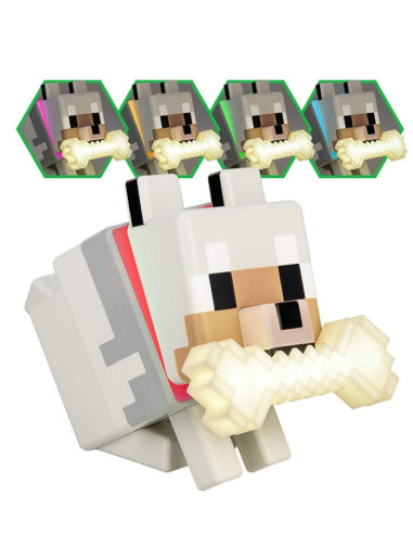 PALADONE MINECRAFT WOLF LIGHT 12 CM...