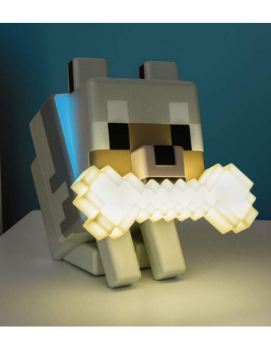 PALADONE MINECRAFT WOLF LIGHT 12 CM...