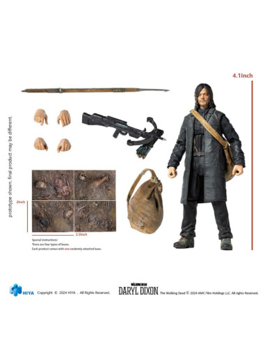 HIYA TOYS THE WALKING DEAD DARYL -...