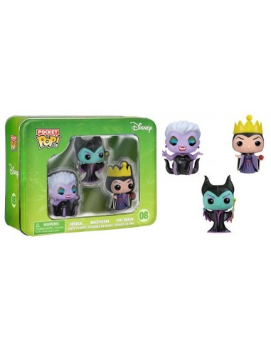 FUNKO POP TINS TIN MALEFICENT URSULA...