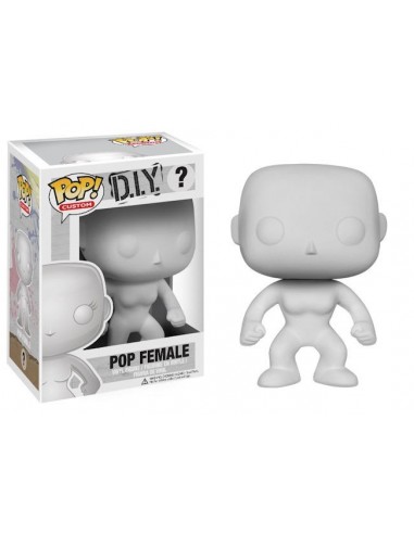 FUNKO POP DIY D.I.Y. FEMALE WHITE...