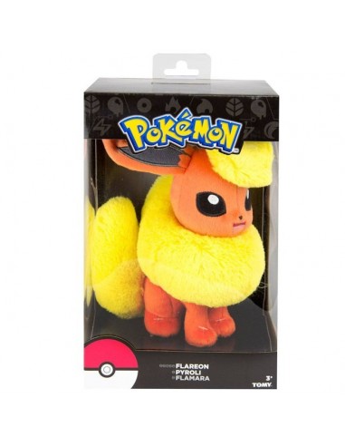 TOMY POKEMON FLAREON PLUSH DOLL...