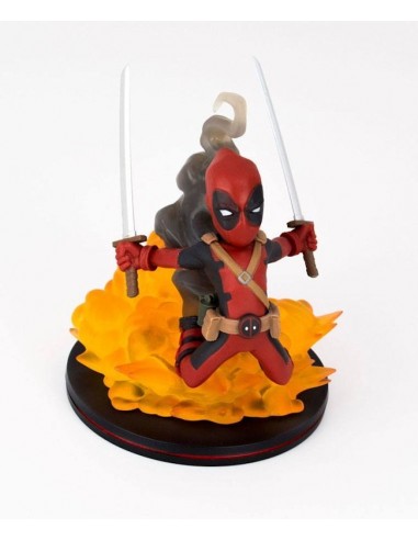 MARVEL COMICS Q FIG DEADPOOL RED MINI...
