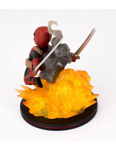 MARVEL COMICS Q FIG DEADPOOL RED MINI...