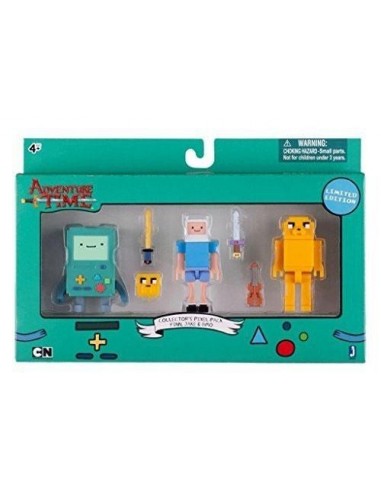 JAZWARES ADVENTURE TIME PIXEL 3 PACK...