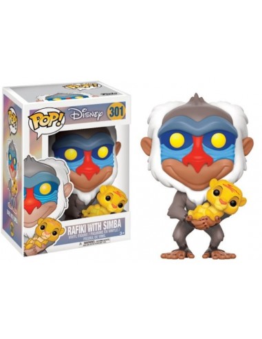 FUNKO POP LION KING RE LEONE RAFIKI...