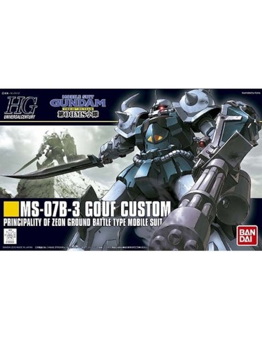 BANDAI Model Kit GUNDAM HG MS 07B 3...