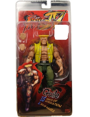 NECA STREET FIGHTER 4 GUILE CHARLIE...