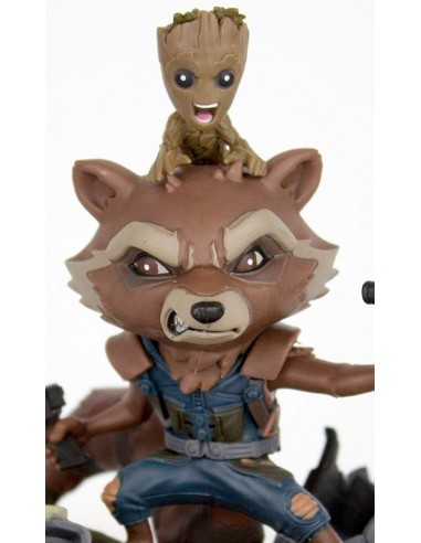 MARVEL COMICS Q FIG ROCKET & GROOT...