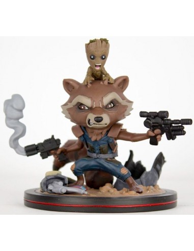 MARVEL COMICS Q FIG ROCKET & GROOT...