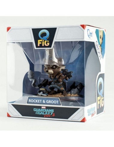 MARVEL COMICS Q FIG ROCKET & GROOT...
