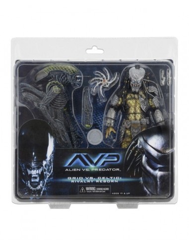 NECA ALIEN VS PREDATOR BATTLE DAMAGED...