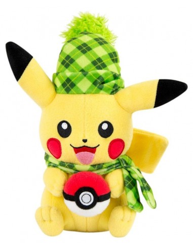 TOMY POKEMON PIKACHU WINTER ED. PLUSH...