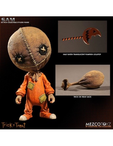 MEZCO ACTION FIGURE TRICK'R TREAT SAM...